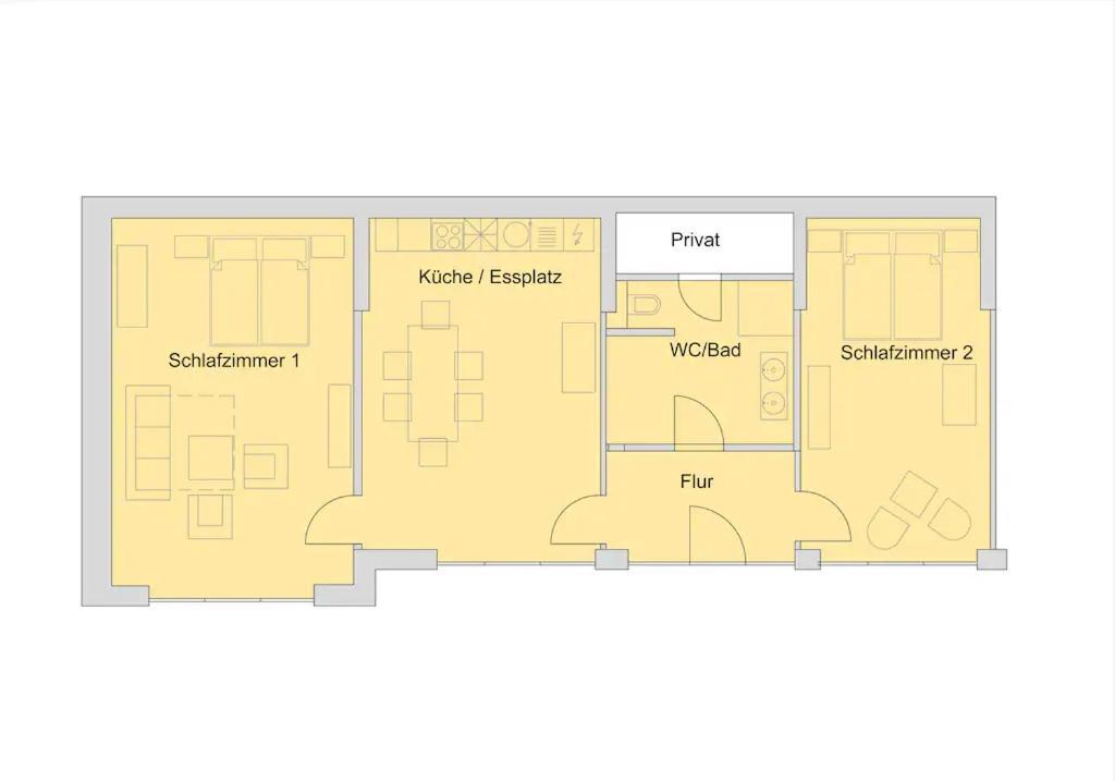 Lincoln-Loft Weimar Apartment Bagian luar foto